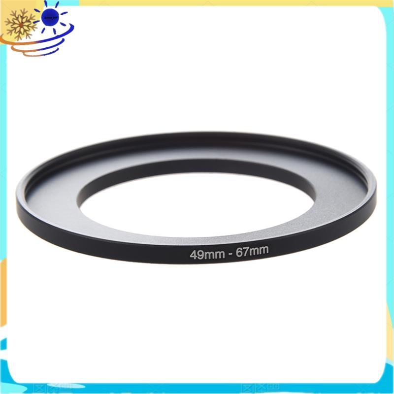 Filtro De Lente De Câmera Intensifica Anel Adaptador 49mm-67mm Preto