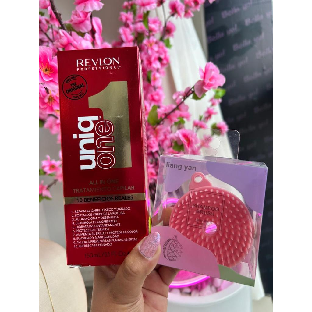Revlon Uniq One 150ml + Brinde Escova Massageadora Cabelo e Corpo .