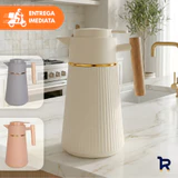 Garrafa térmica de café de 1 litro dourada