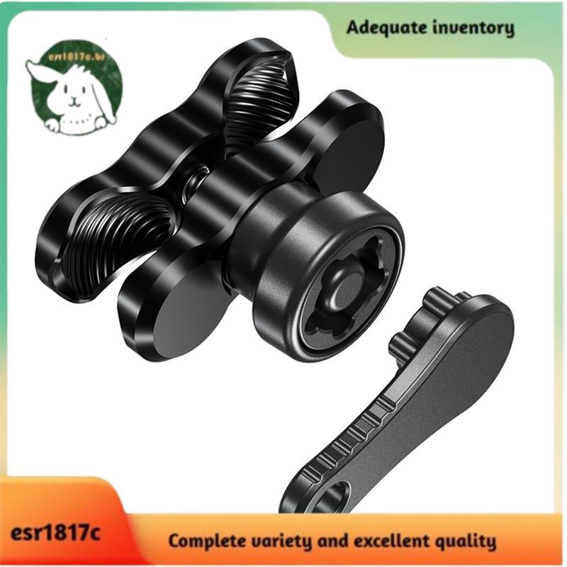 Braço De Soquete Duplo De Liga De Alumínio Antirroubo De 6 Cm Compatível Com Montagens Componente De Bola Suporte De Tel