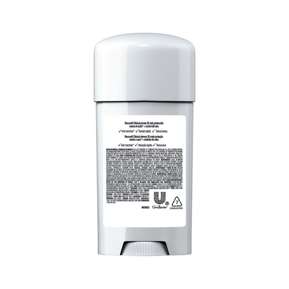 DESODORANTE REXONA FEMININO CLINICAL 58GR CREME EXTRA DRY — imagem 2 de 2