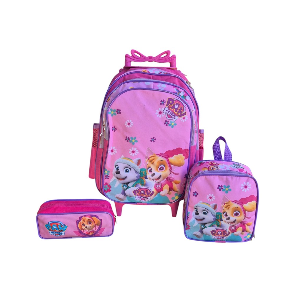 KIT MOCHILA INFANTIL SKYE & EVEREST PATRULHA RODINHA TAM G 1521