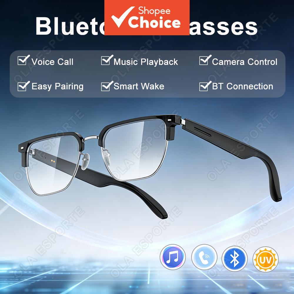  Óculos Inteligentes Bluetooth com Ajuste Automático - Fone de Ouvido Bluetooth Sem Fio, Masculino e Feminino, para