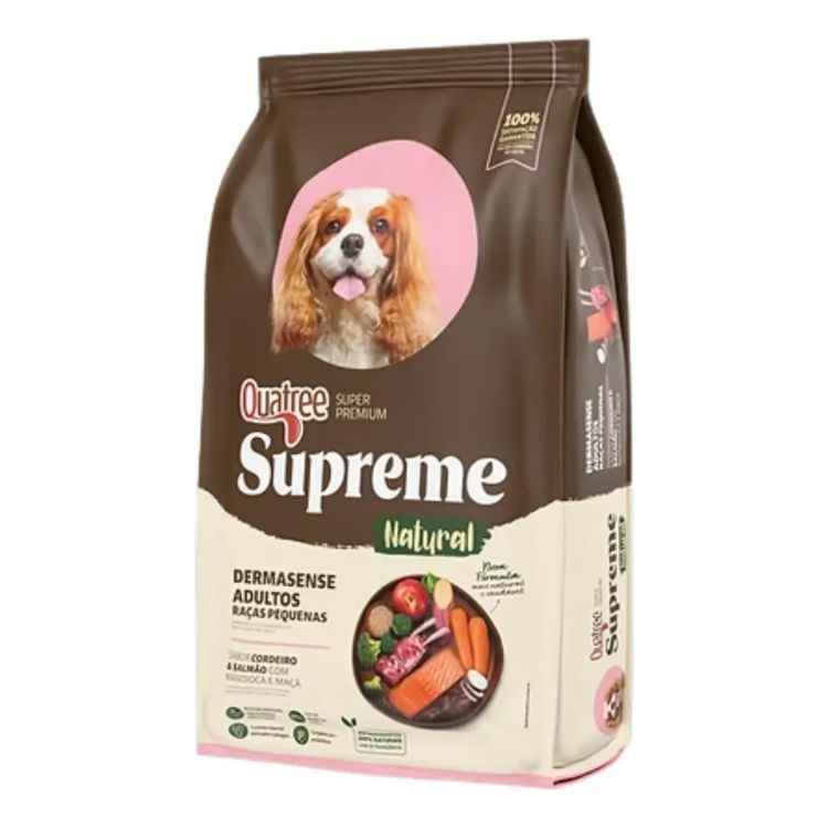 RAÇÃO QUATREE SUPREME P/ CÃES DERMASENSE ADULTO RP 10,1KG