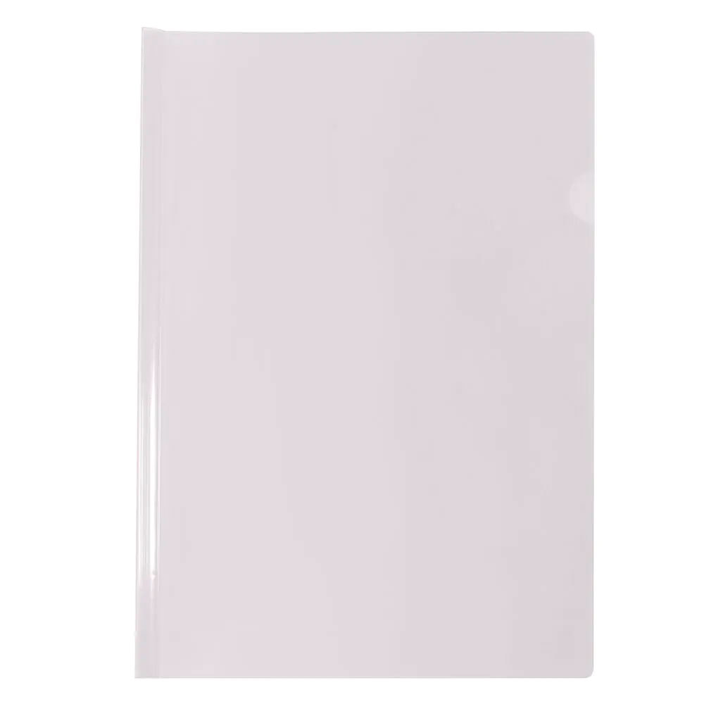 Pasta com canaleta transparente A4 cristal 0822PP-TR pacote com 10 unidade Dac