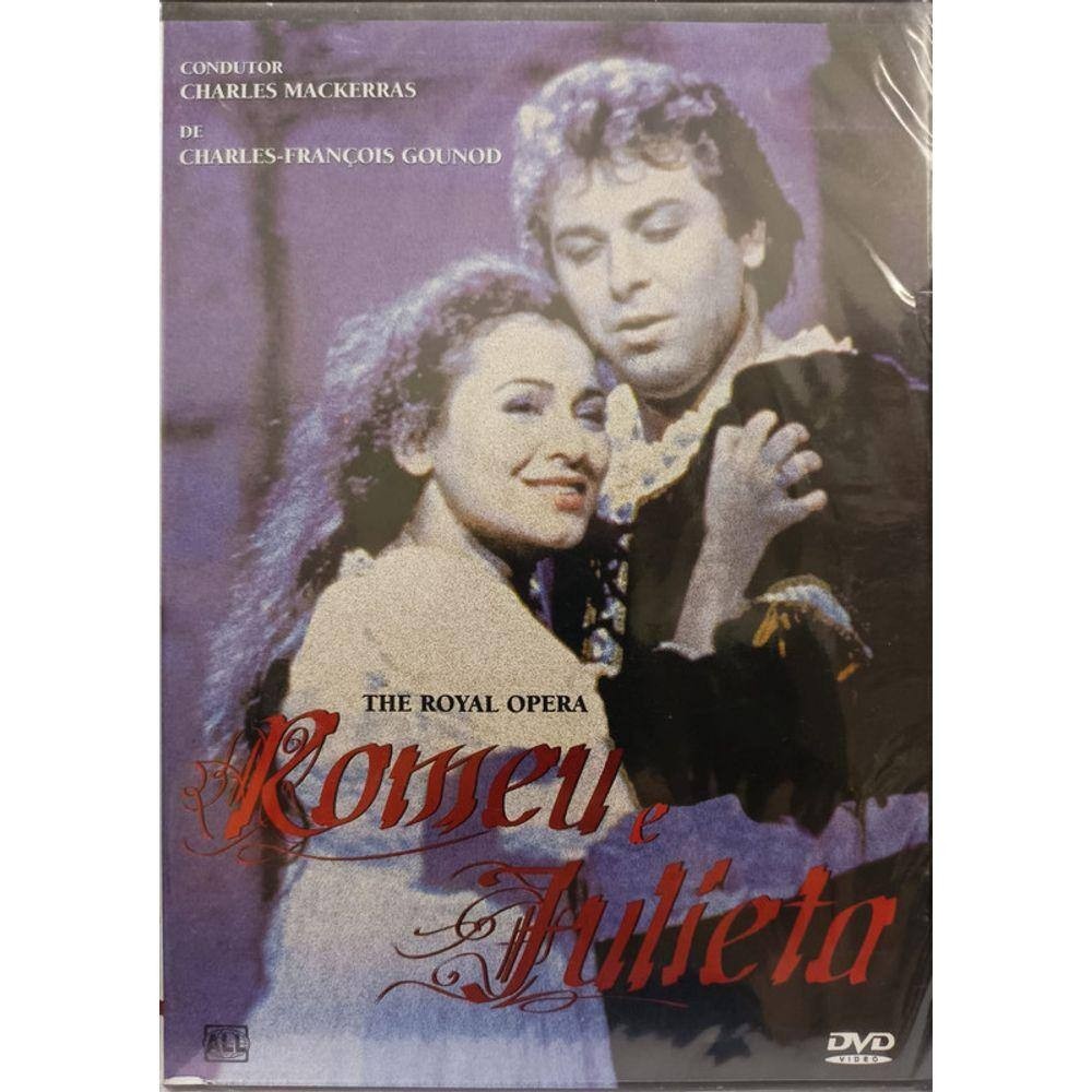 DVD ROMEU E JULIETA - THE ROYAL OPERA direção CHARLES-FRANÇOIS GOUNOD