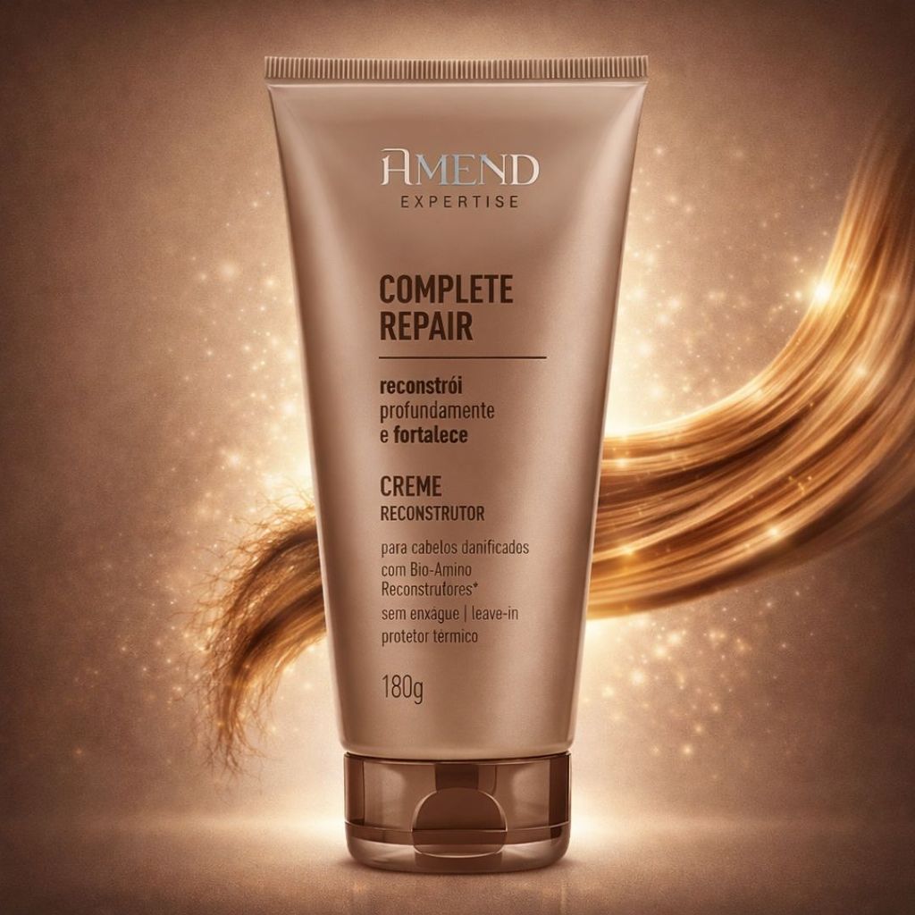 Creme Reconstrutor Amend Expertise Complete Repair 180g em Oferta na Shopee