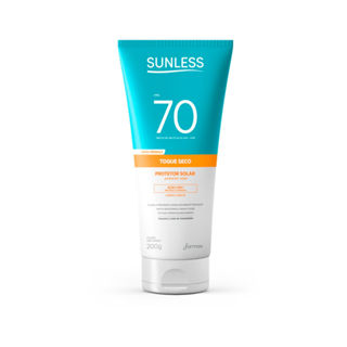 Protetor Solar Sunless Toque Seco FPS70 200g em Oferta na Shopee