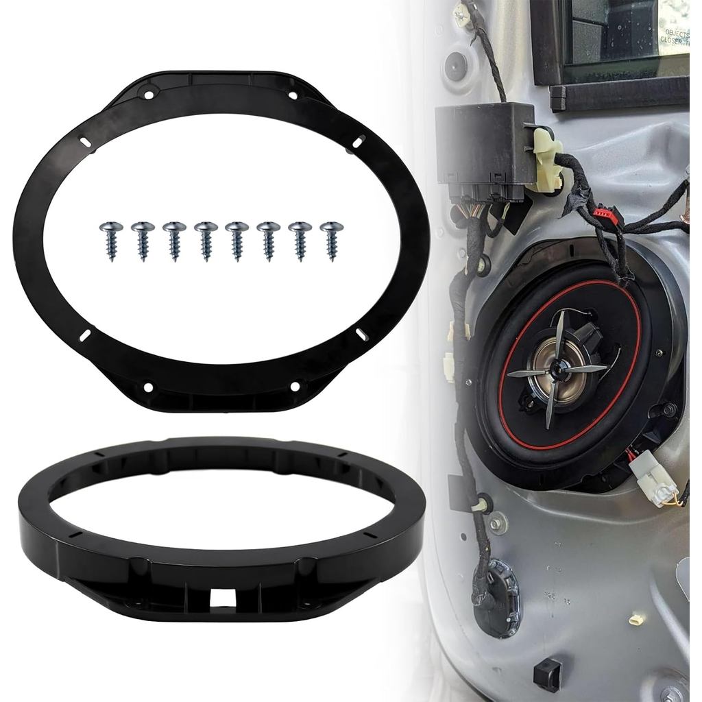 RYANSTAR RACING 2PCS Placas de Suporte para Alto-Falantes de Carro 6" x 9" Compatíveis com Ford F150 2015-2022 F250 F350