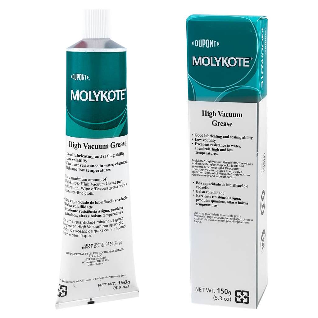 Graxa de Silicone Molykote High-Vacuum Grease 150g