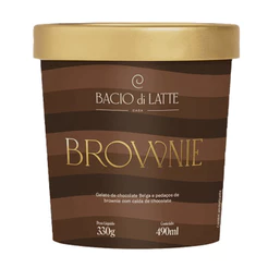 Sorvete Brownie Bacio di Latte 490ml