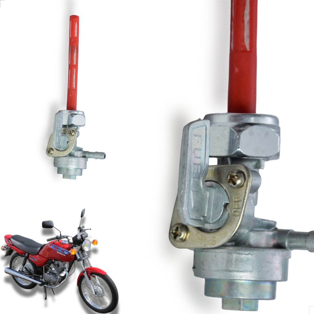 Torneira Gasolina Titan 125 95-99 / CG 125 83-88 Peça Nova