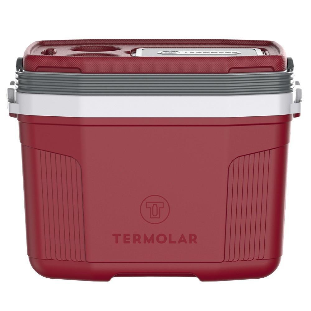 Caixa Térmica 20 Litros Termolar SUV, Vermelha e Cinza