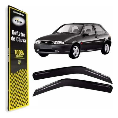 Calha De Chuva Defletor Ford Courier 1997 A 2013 2 Portas