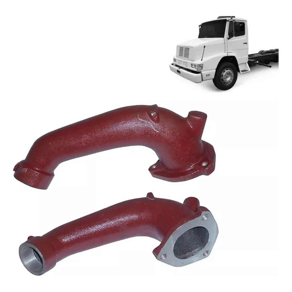 Cotovelo Turbina Aluminio Mb Om366 1618 - 3760982615