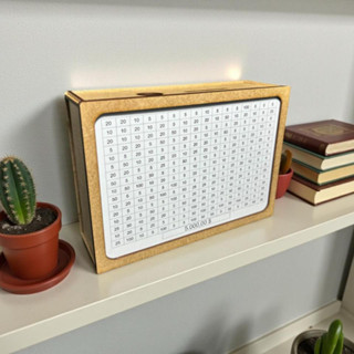 Cofre Desafio 1000 5000 10000 20000 Caixa Dinheiro Cofrinho MDF Escolha Meta Método Japonês Poupança em Oferta na Shopee