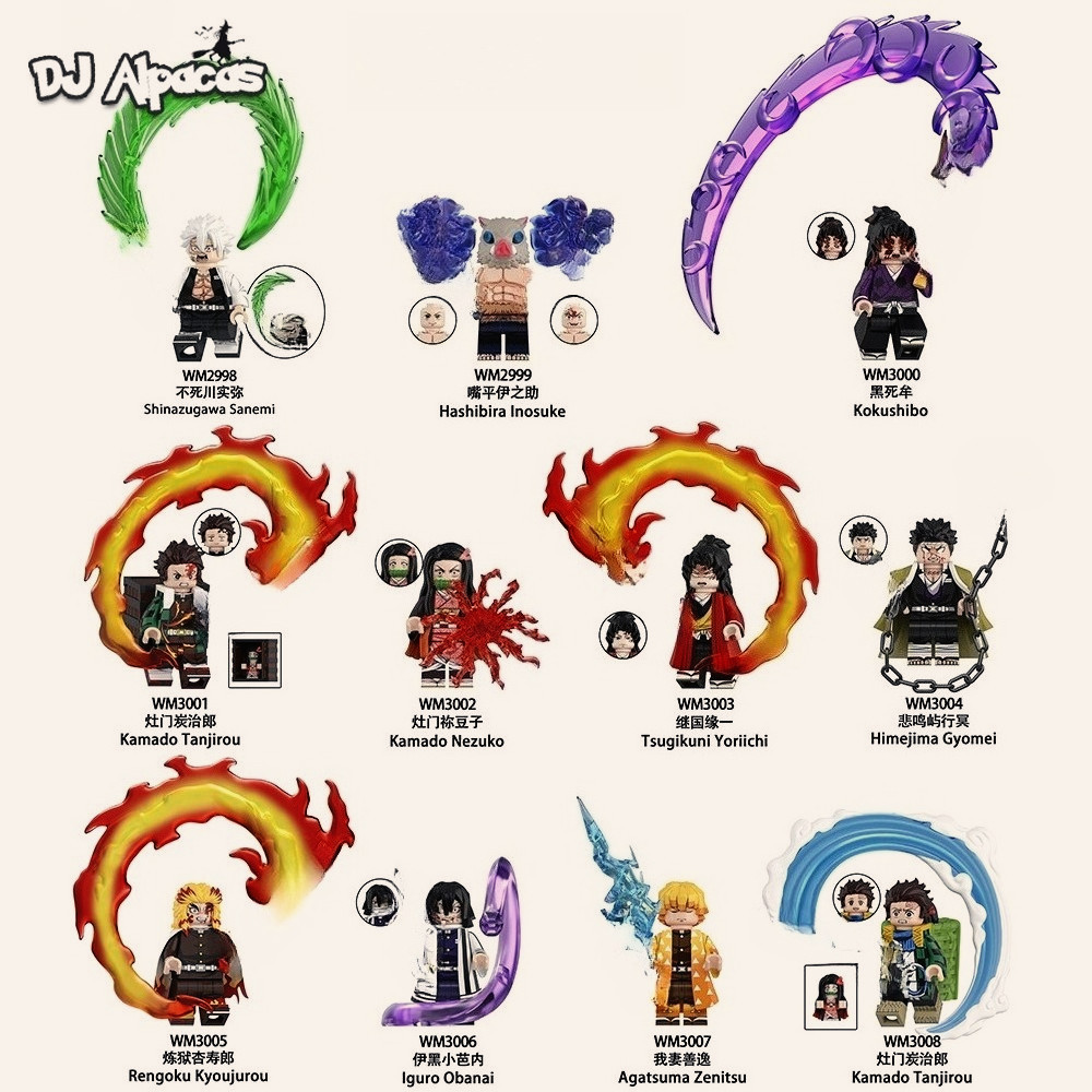 Blocos De Construção Figuras Brinquedo Colecionável WM3002 WM3003 WM2175