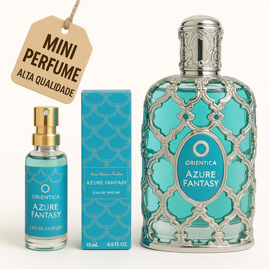 Perfume Azure Fantasy 15 ml – A Magia e a Elegância da Perfumeria Árabe
