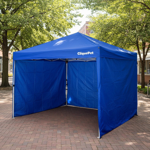 Gazebo Tenda Barraca Articulado Praia Feira Camping 3x3 M + Paredes + Bolsa Compacta + Reforçado + Impermeável + FPS 60