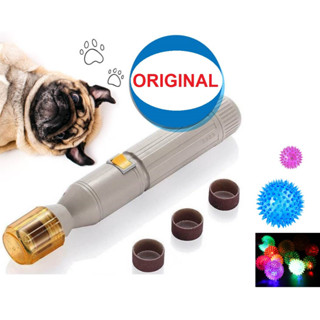 Lixador De Unhas Pet automatico Com 3 Lixa Cachorro Gato + Bola Led Som Kit em Oferta na Shopee