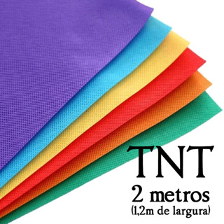 TNT Colorido 40g - 1,20 de largura X 2 Metros (Escolha a Cor) em Oferta na Shopee
