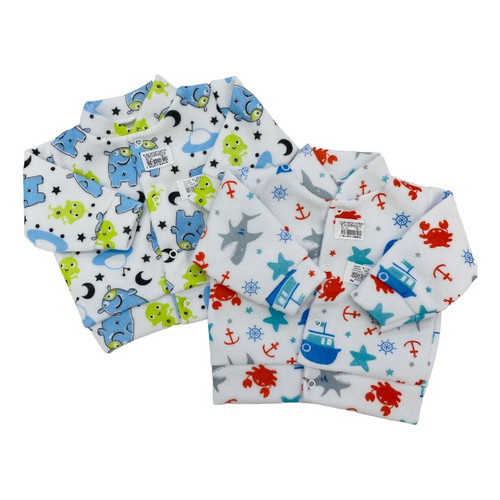 Casaco Casaquinho 2 Peças Soft Botões Estampado Masculino em Oferta na Shopee