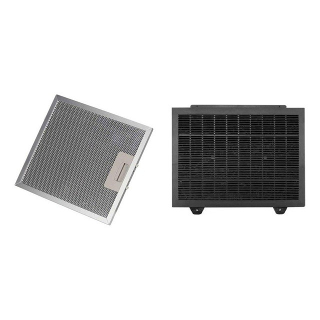 Kit Filtro Aluminio Coifa Esmeralda 60/90cm + Filtro Carvão Ativado Tp3061/62/81/82 Ix