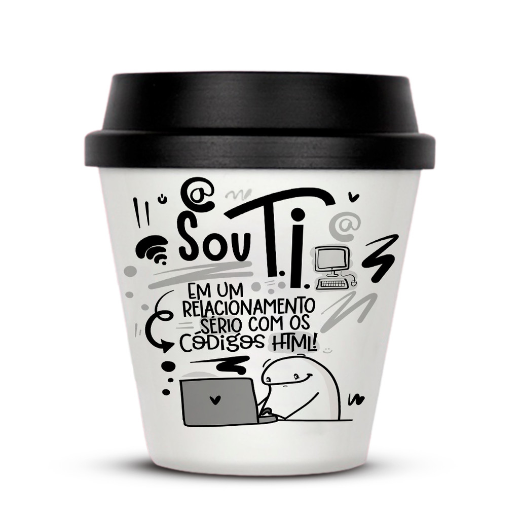 Copo Mini ECO Bucks 250ml Sou TI Tecnologia da Informação