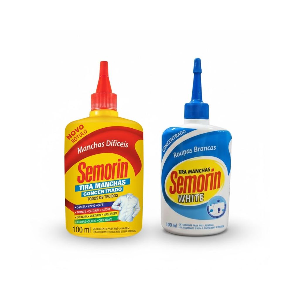 KIT PROMO TIRA MANCHAS TRAD100 ml +TIRA MANCHAS WHITE100 ml em Oferta na Shopee