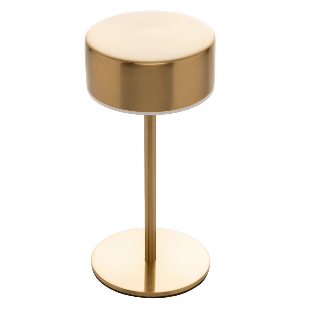 Luminária de Mesa Led 3 Tons Usb Lyra Dourada
