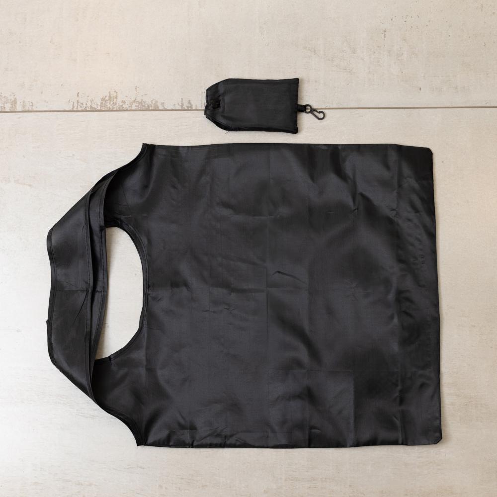 Sacola Dobrável Lyor de Poliéster Preta 58cm x 38cm em Oferta na Shopee