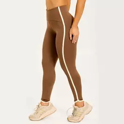 Legging Impression Castanho Capucine Poliamida