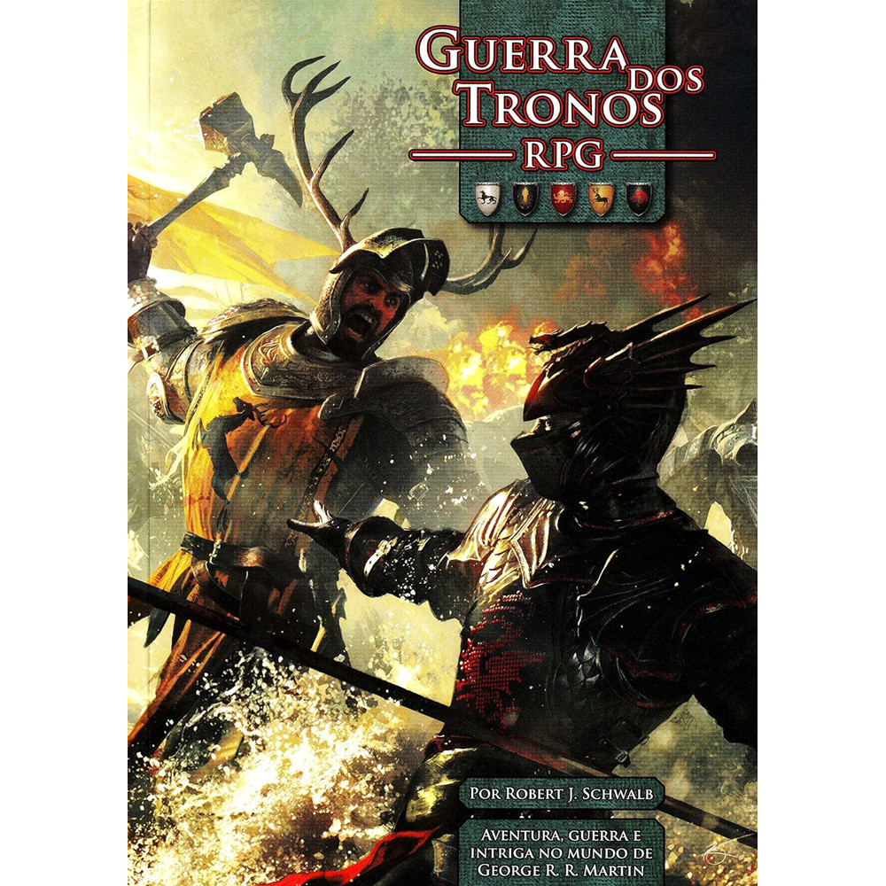 Capa do livro Livro - Guerra dos Tronos RPG - Novo - Editora Jambô -