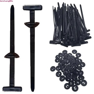 50/100 Unidades De Fivela Cabo Universal De Nylon Reforçado Laços De Travamento Presilha Automotiva Autotravante ANJIN.B em Oferta na Shopee