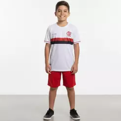 Camiseta Flamengo Infantil Approval Menino - Branco