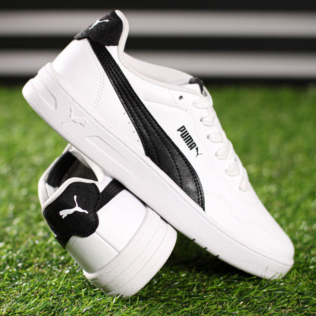 Tênis Puma Court Lally BDP Branco e Preto - Feminino