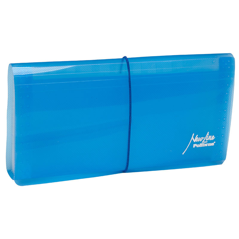 Pasta sanfonada cheque 12 divisões Azul Polibras em Oferta na Shopee