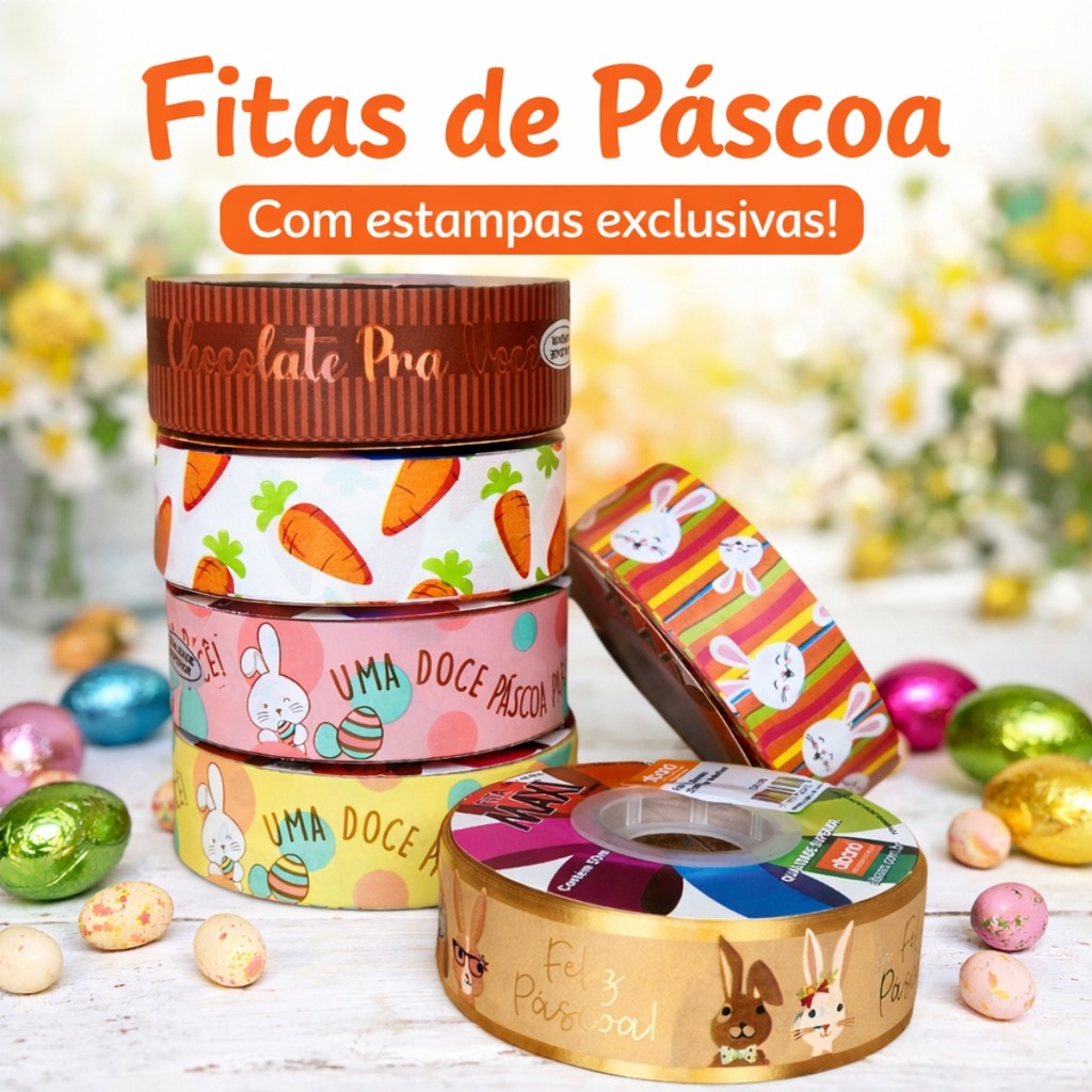 Fita Albano 32x50Mts Para Páscoa em Oferta na Shopee