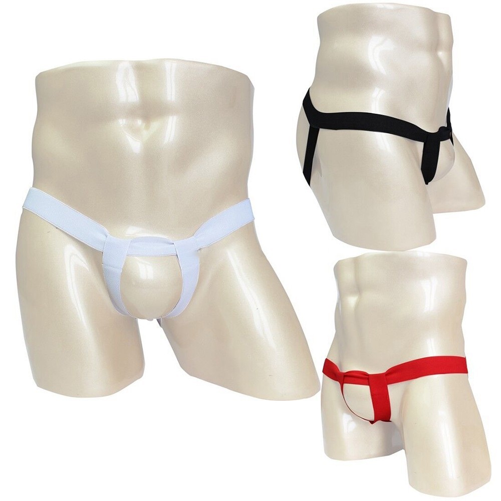 Cuecas Jockstrap Masculinas Confortáveis Sissy Ring Lock G string 26 30 7 Polegadas