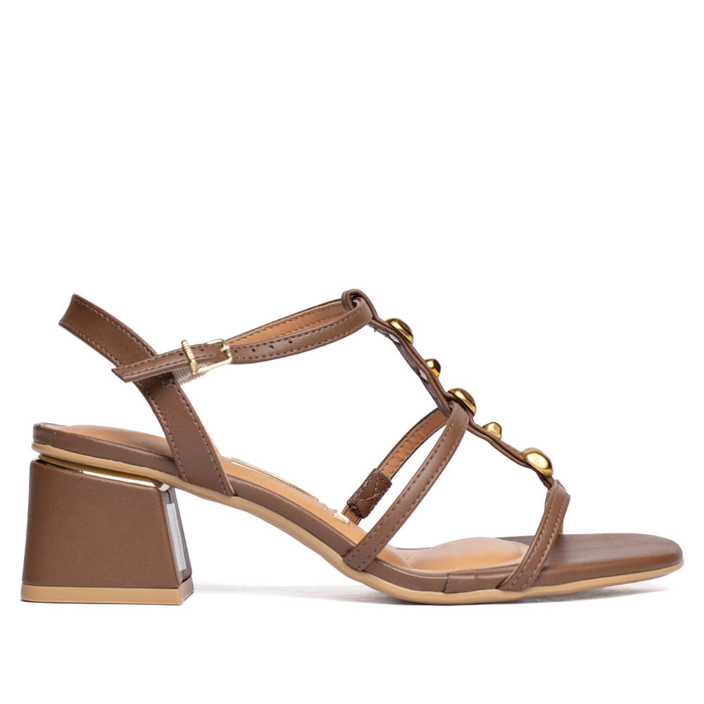 Sandália Feminina Vizzano Tiras Finas Marrom em Oferta na Shopee