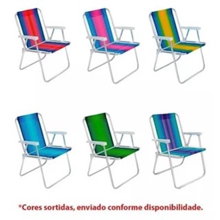 Cadeira De Praia Dobravel Conforto De Mais Varanda Alta Piscina 110Kg Sortidas Unitário Oferta -STY em Oferta na Shopee