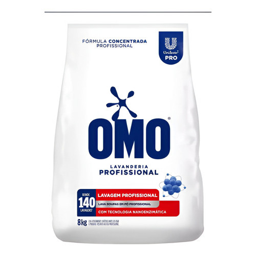 Omo Lavanderia Profissional 8kg 140 Lavagens