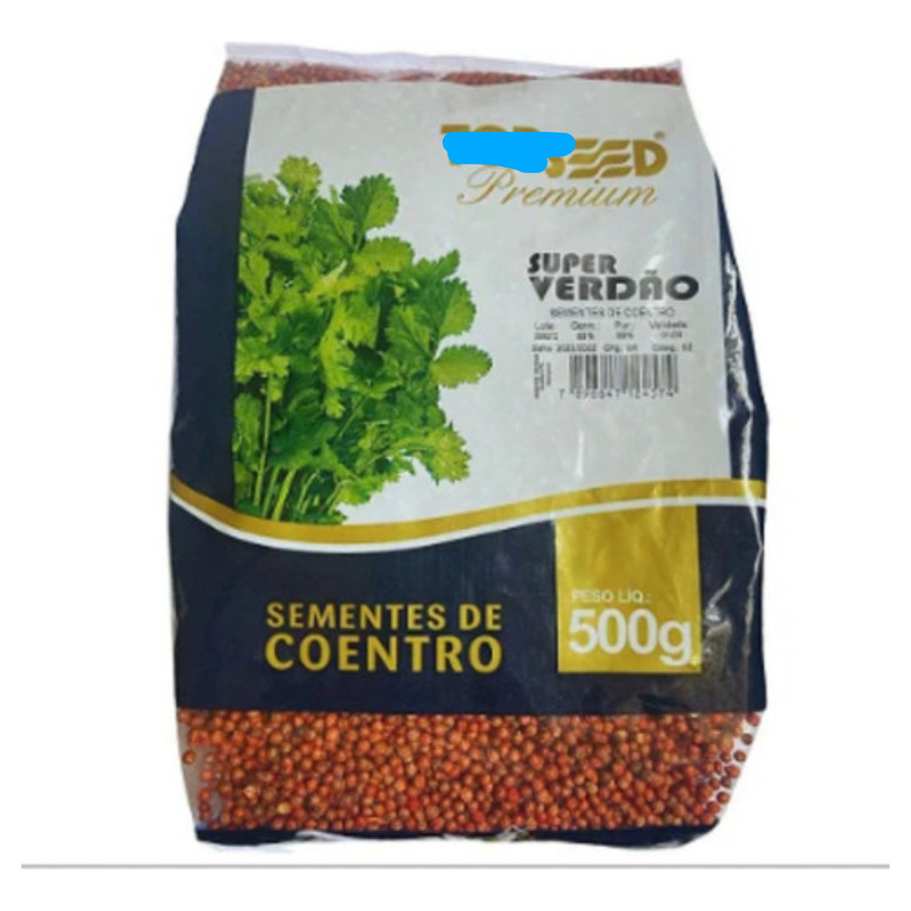 Promoção 1000 Sementes De Coentro Super Verdão Topse Premium