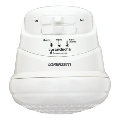 Chuveiro Lorenzetti Lorenducha Multitemperatura 127v 5500w Cor Branco
