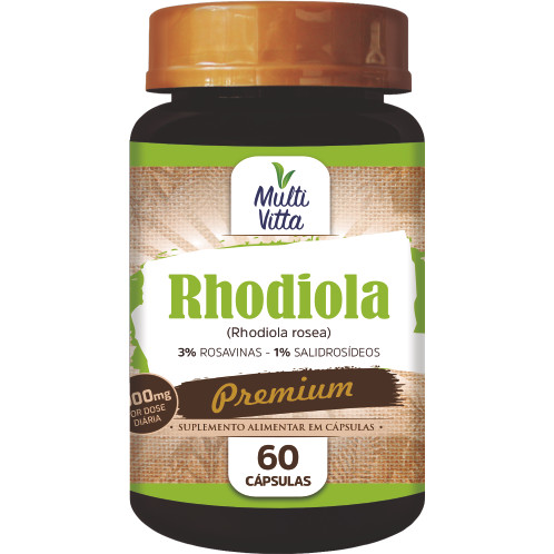 Rhodiola Rosea 1000mg 60 Cápsulas - Multivitta em Oferta na Shopee
