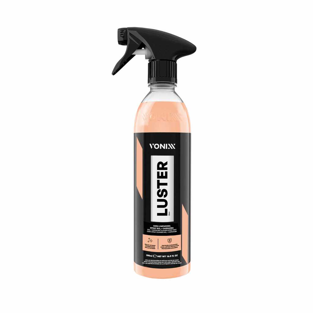 Cera Limpadora Spray Sio2 mais Carnaúba Luster Vonixx