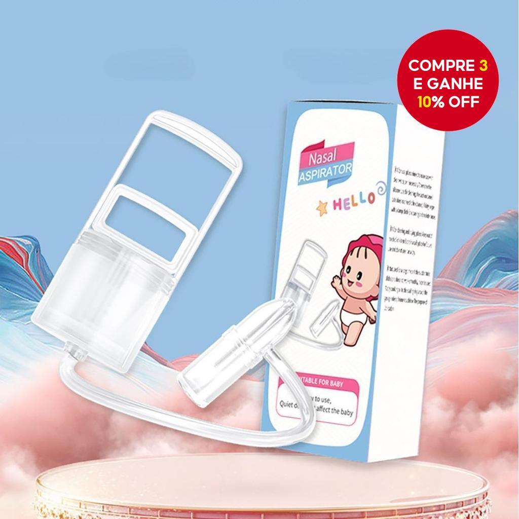 Aspirador Nasal Manual Para Bebê , Limpador Removível , Cuidados Nasais em Oferta na Shopee