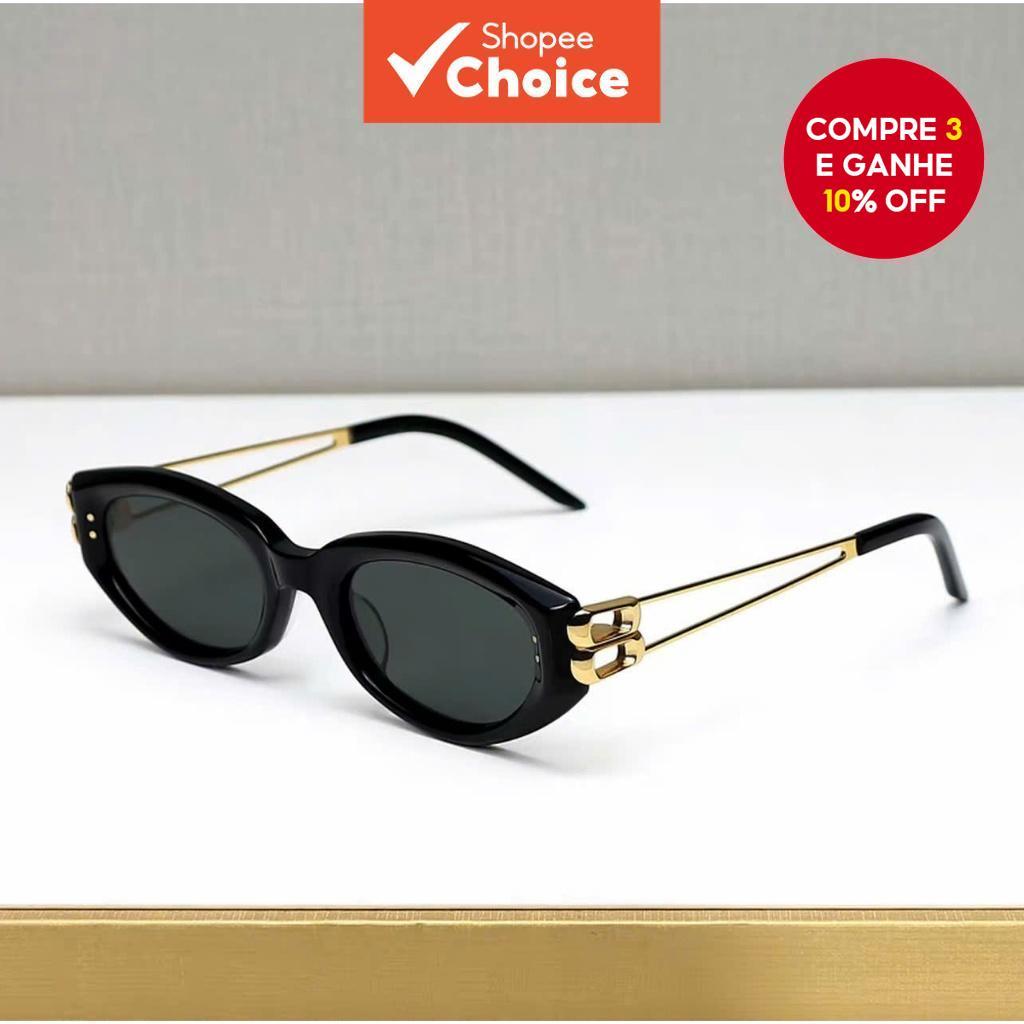  Óculos de sol femininos, óculos de sol retrô com armação de gato, óculos de sol de moda com armação estreita, óculos de