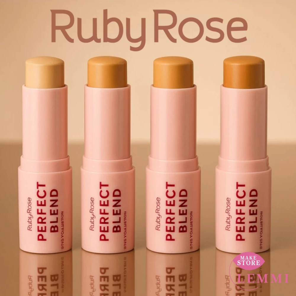 BASE STICK PERFECT BLEND LINHA ROSA RUBY ROSE