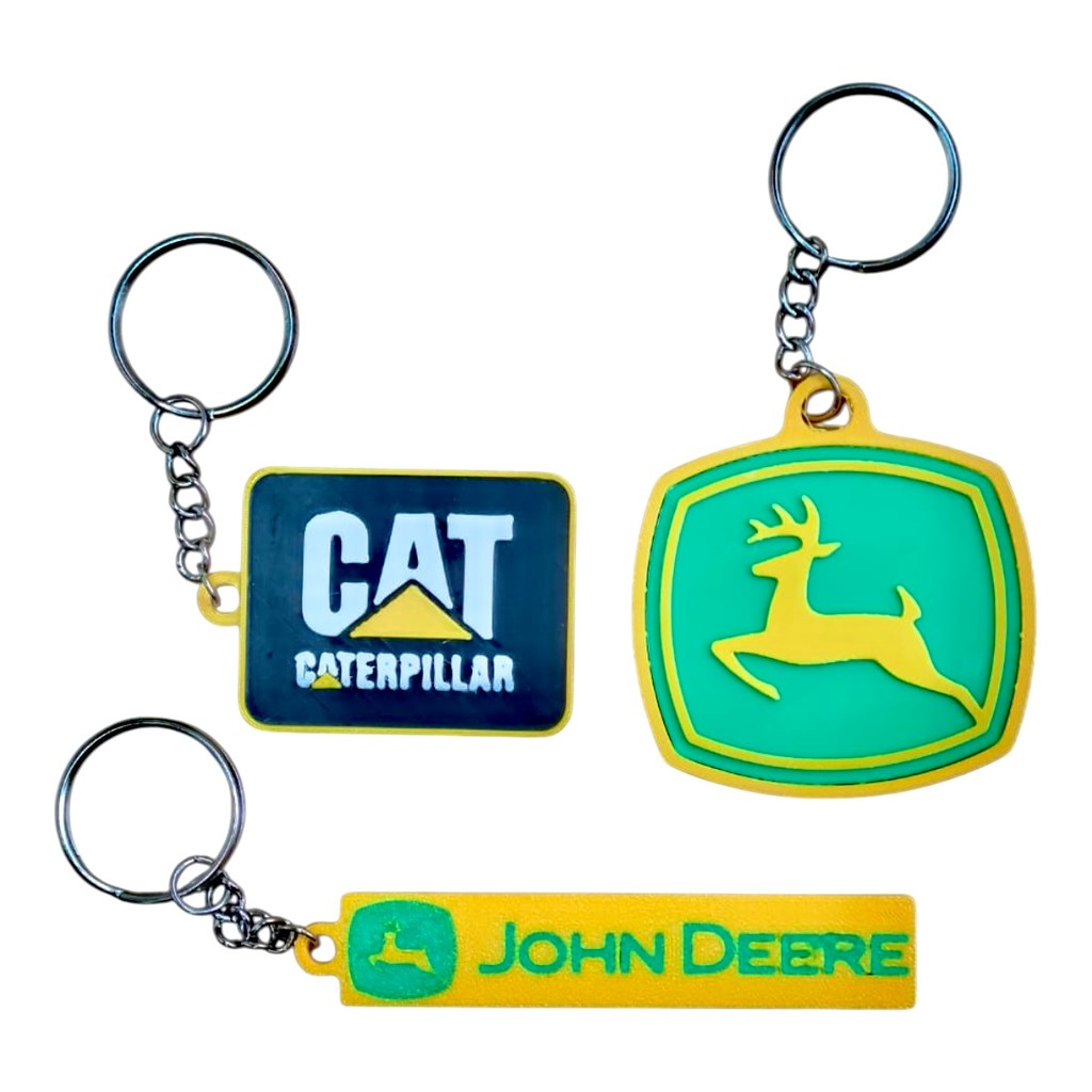 Chaveiro Trator John Deere / CAT Caterpillar – Chaveiro Automotivo e Agrícola 3D